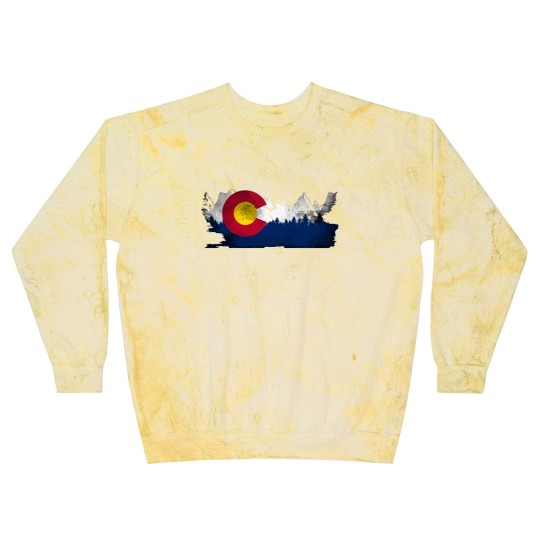 Discover Cute Family Gift Colorado State Flag Blast Sweatshirts