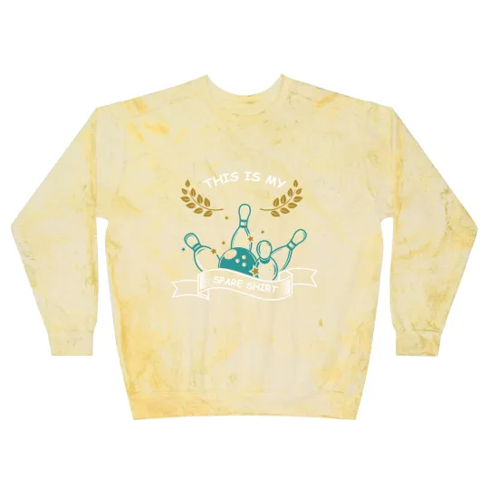 Discover This Is My Spare Blast Sweatshirts Funny Strike Pins Bowling Action Blast Sweatshirts