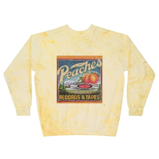 Discover Peaches Blast Sweatshirts Blast Sweatshirts Blast Sweatshirts Blast Sweatshirts Music Graphic Design Blast Sweatshirts Vintage Retro Art 80s 1980s Tapes and Records Unisex Blast Sweatshirts Gift