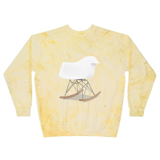 Discover Vintage furniture eames molded plastic armchair rocker - Funny - Blast Sweatshirts