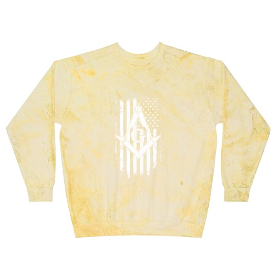 Discover Masonic American Flag Square And Compass Freemason Blast Sweatshirts