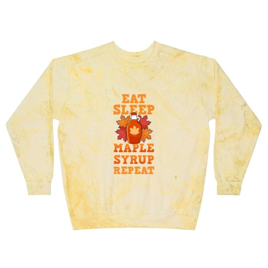 Discover Eat Sleep Maple Syrup Repeat Farmer Sugar Maker Quebec Farm Blast Sweatshirts