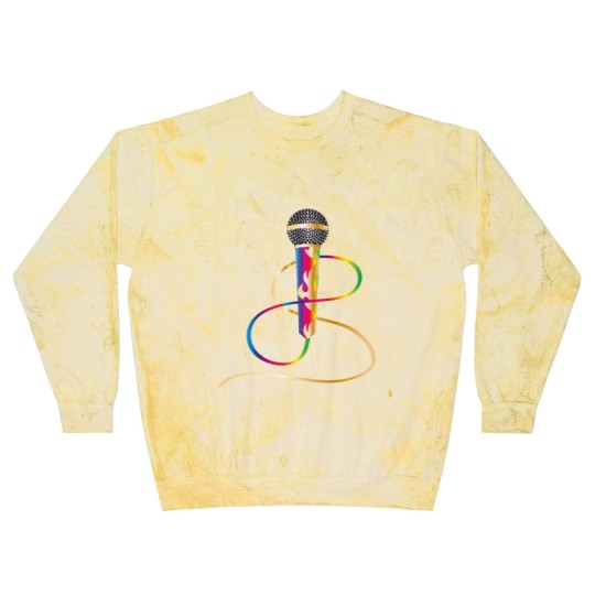 Discover stylish microphone with rainbow handle Blast Sweatshirts