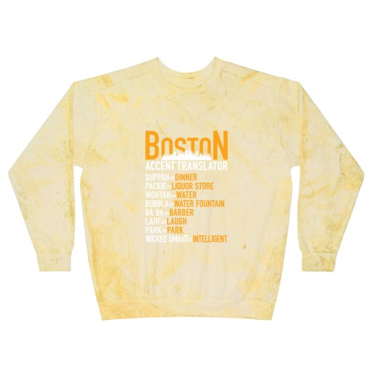 Discover Wicked Smaht Boston Accent Translator BostoniansT-Blast Sweatshirts