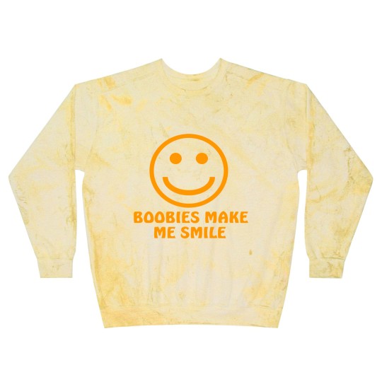 Discover Boobies Make Me Smile - Gifts For Him - Blast Sweatshirts