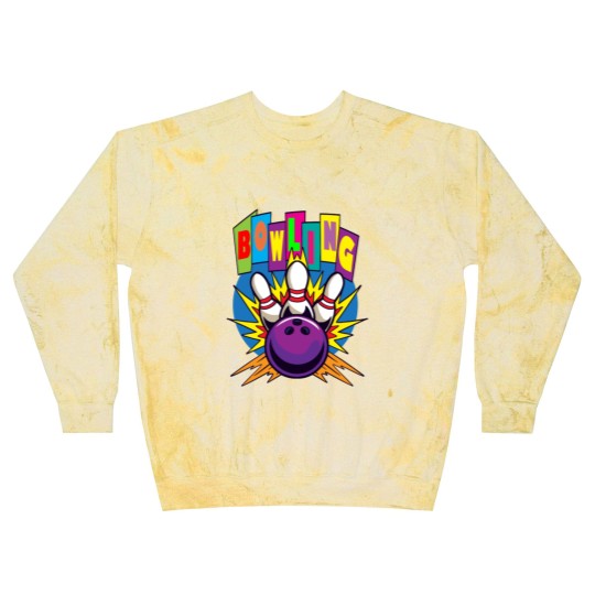 Discover Colorful Pin Bowling Blast Sweatshirts