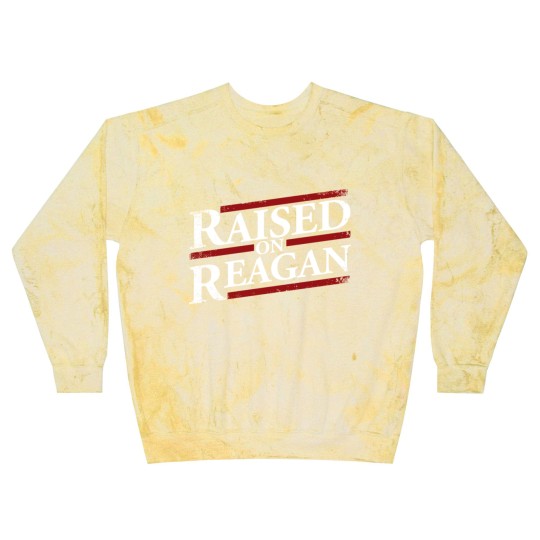 Discover Raised On Reagan 80'S Nostalgia Blast Sweatshirts