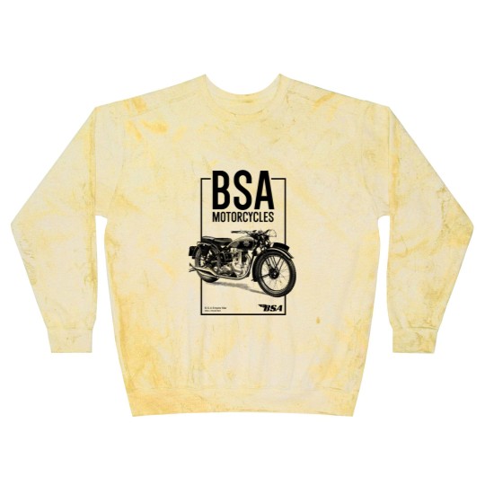 Discover Grey BSA Motorcycles British Motorbike Blast Sweatshirts Blast Sweatshirts