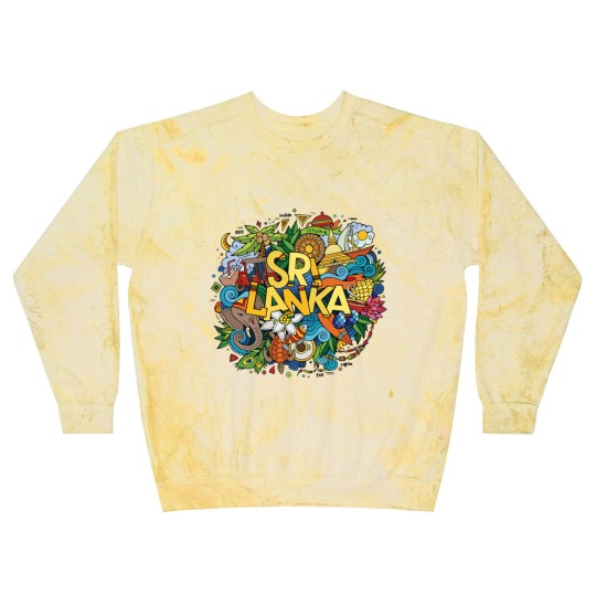 Discover Sri Lanka Ceylon Culture Elements Blast Sweatshirts