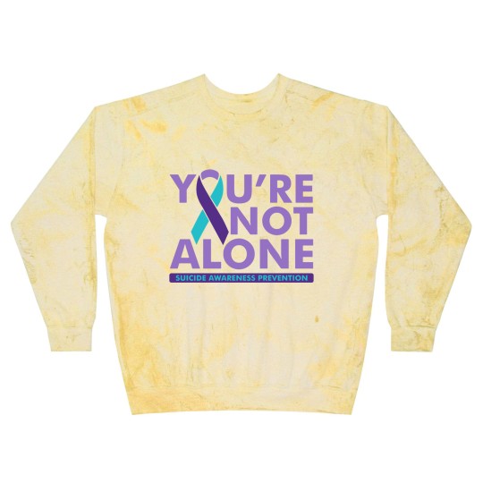 Discover Suicide Awareness Prevention Blast Sweatshirts