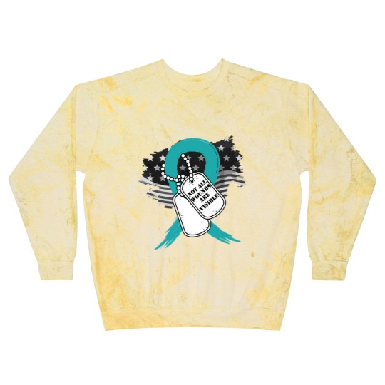 Discover Not all wounds are visible PTSD Awareness 22 Vete Blast Sweatshirts
