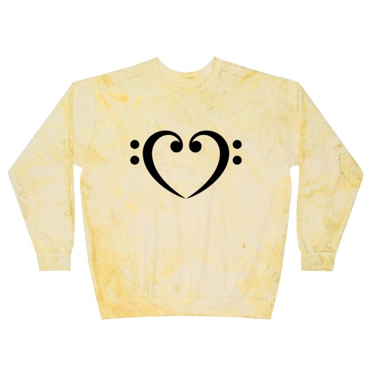 Discover Bass Clef Heart - Glow in the Dark! Blast Sweatshirts