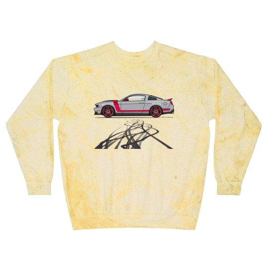Discover Burning Out Marks-Silver - 2012 Boss 302 - Blast Sweatshirts
