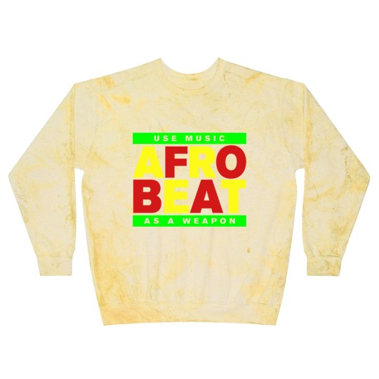 Discover AFROBEAT _ USE MUSIC AS A WEAPON Blast Sweatshirts
