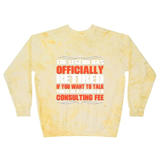 Discover The Legend Has Officially Retired Funny Retirement - Retirement - Blast Sweatshirts