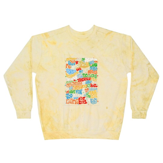 Discover Lennon Imagine Quote Blast Sweatshirts