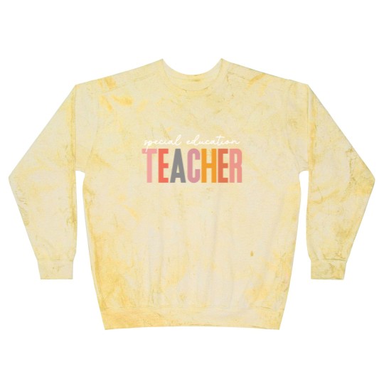 Discover Special Education Teacher Blast Sweatshirts