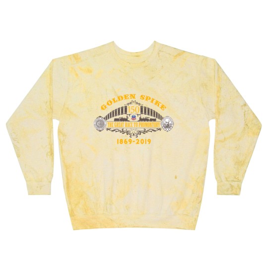 Discover Golden Spike Color UP Logo Blast Sweatshirts