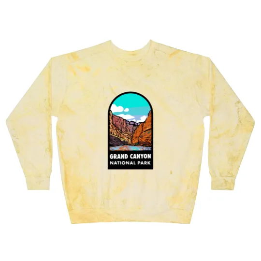 Discover Grand Canyon National Park Badge Blast Sweatshirts