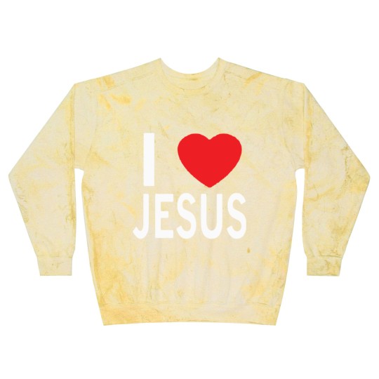 Discover I LOVE JESUS Blast Sweatshirts