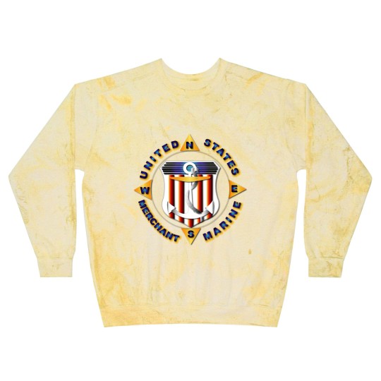 Discover Emblem - US Merchant Marine Blast Sweatshirts