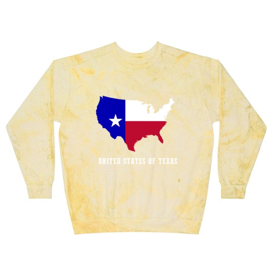 Discover United States of Texas Map or Lone Star State Fans Blast Sweatshirts