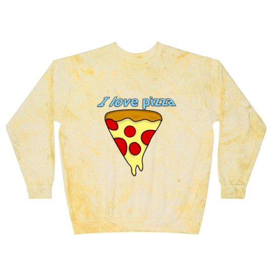 Discover I love pizza Blast Sweatshirts