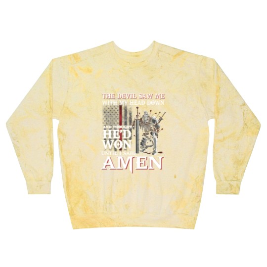 Discover The Devil Saw Me With My Head Down Thought He'D Won Blast Sweatshirts - The Devil Saw Me With My Head Down Thou - Blast Sweatshirts