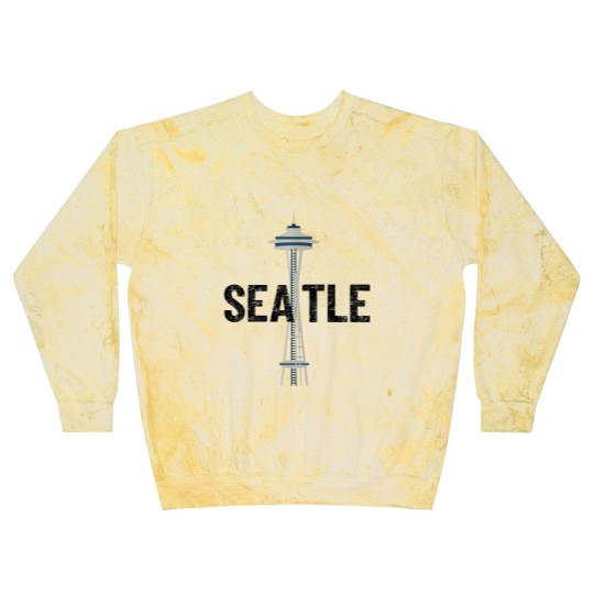 Discover Seattle Space Needle Traveler Souvenir Washington Gift - Seattle Souvenir - Blast Sweatshirts