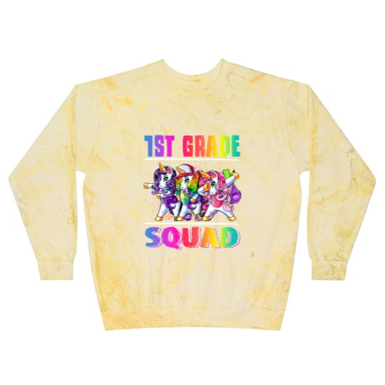 Discover 1st Grade Squad Dabbing Unicorn Back to School Backpack Girl Blast Sweatshirts