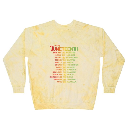 Discover Juneteenth Dream Like Leaders Black Men Women Boys Blast Sweatshirts