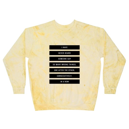 Discover So Many Bad Things Blast Sweatshirts