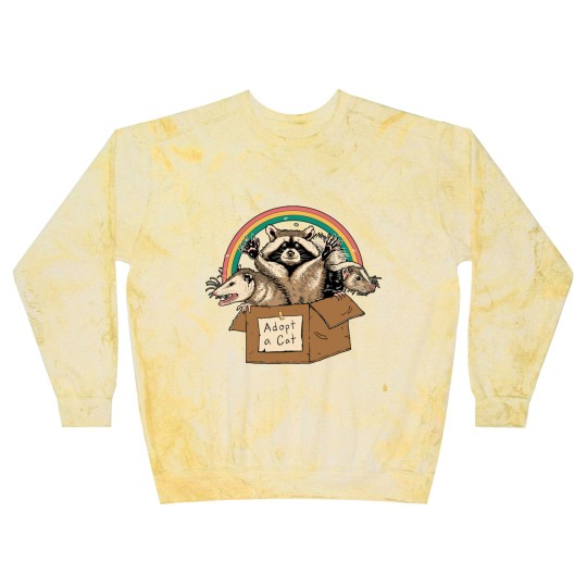 Discover Racoon Opossum Blast Sweatshirts