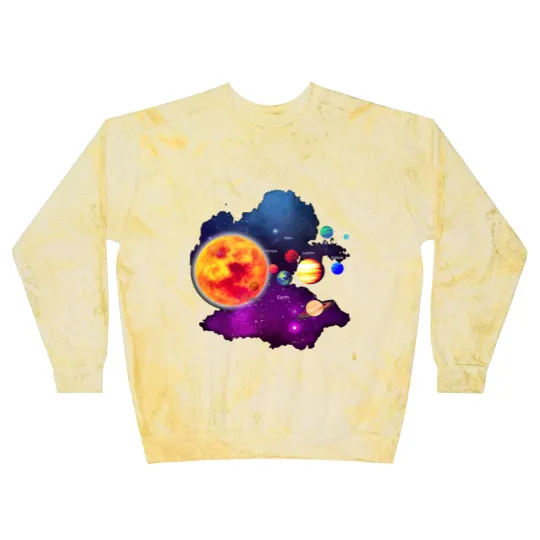 Discover Solar System Planets For Astronomy And Space Geeks Blast Sweatshirts