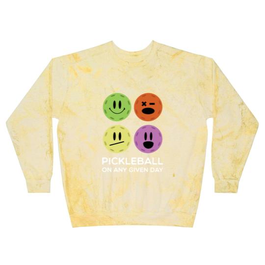 Discover Gift for Pickleball Players Any Given Day Funny Blast Sweatshirts