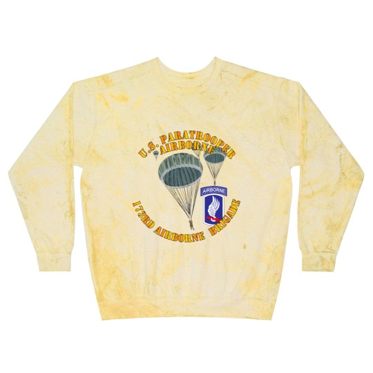 Discover Army - US Paratrooper - 173rd Airborne Bde wo Shadow - Military - Blast Sweatshirts