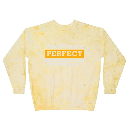 Discover I'm Not Perfect. But I'm So Close It Scares Me! Blast Sweatshirts