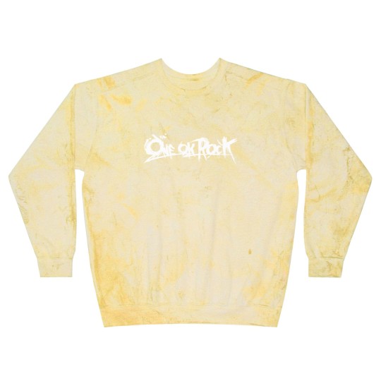 Discover ONE OK ROCK BANNER (White) Blast Sweatshirts