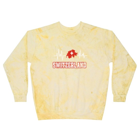 Discover Switzerland Heartbeat Blast Sweatshirts