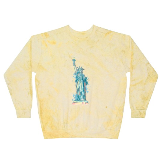 Discover Statue of Liberty in watercolor Blast Sweatshirts