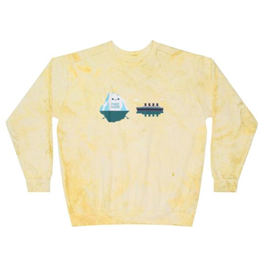 Discover Retro Funny Titanic Cruise Ship Iceberg 1912 Cruis Blast Sweatshirts