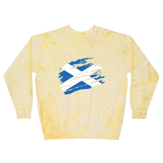 Discover Scottish Flag Scotland Football Rugby Cricket Blast Sweatshirts
