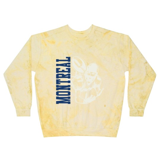 Discover Montreal Football with Player Graphic - Montreal Football - Blast Sweatshirts