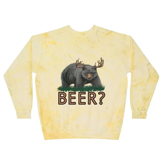 Discover Bear Deer Beer - Beer - Blast Sweatshirts
