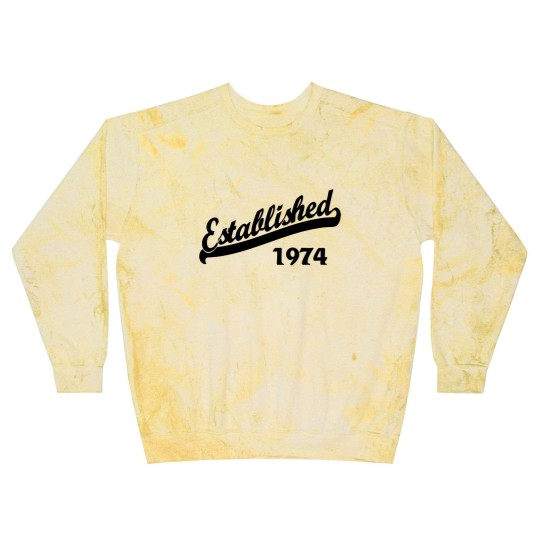 Discover Established 1974 Blast Sweatshirts