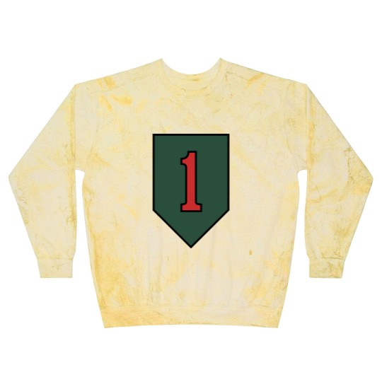 Discover "The Big Red One" 1st Infantry Division Insignia - Big Red One - Blast Sweatshirts