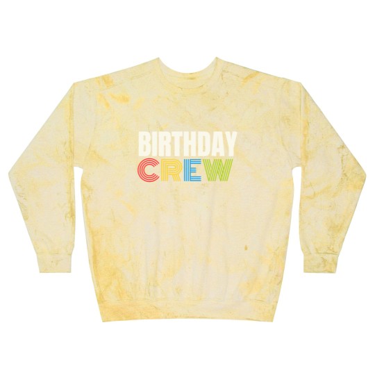 Discover Birthday Crew Blast Sweatshirts