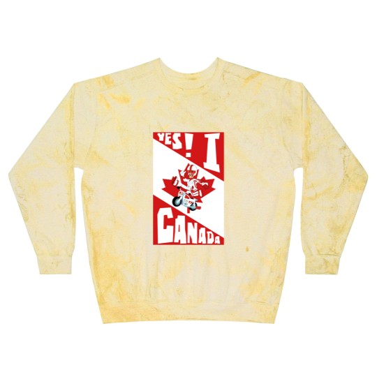 Discover Yes! I Canada - 1 - Duke Caboom Canadian Stuntman - Blast Sweatshirts
