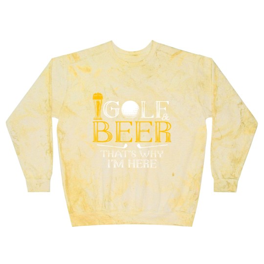 Discover Golf and Beer Joke Dad Blast Sweatshirts Funny Beer And Golf Lover Gift - Drinking Beer And Playing Golf Great - Blast Sweatshirts