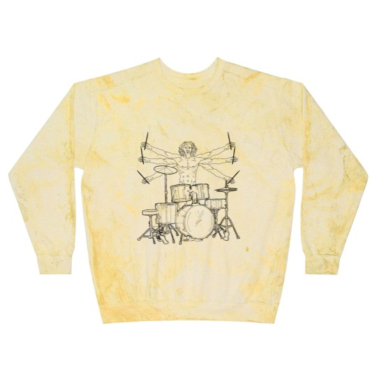 Discover Vitruvian Drummer Band Blast Sweatshirts